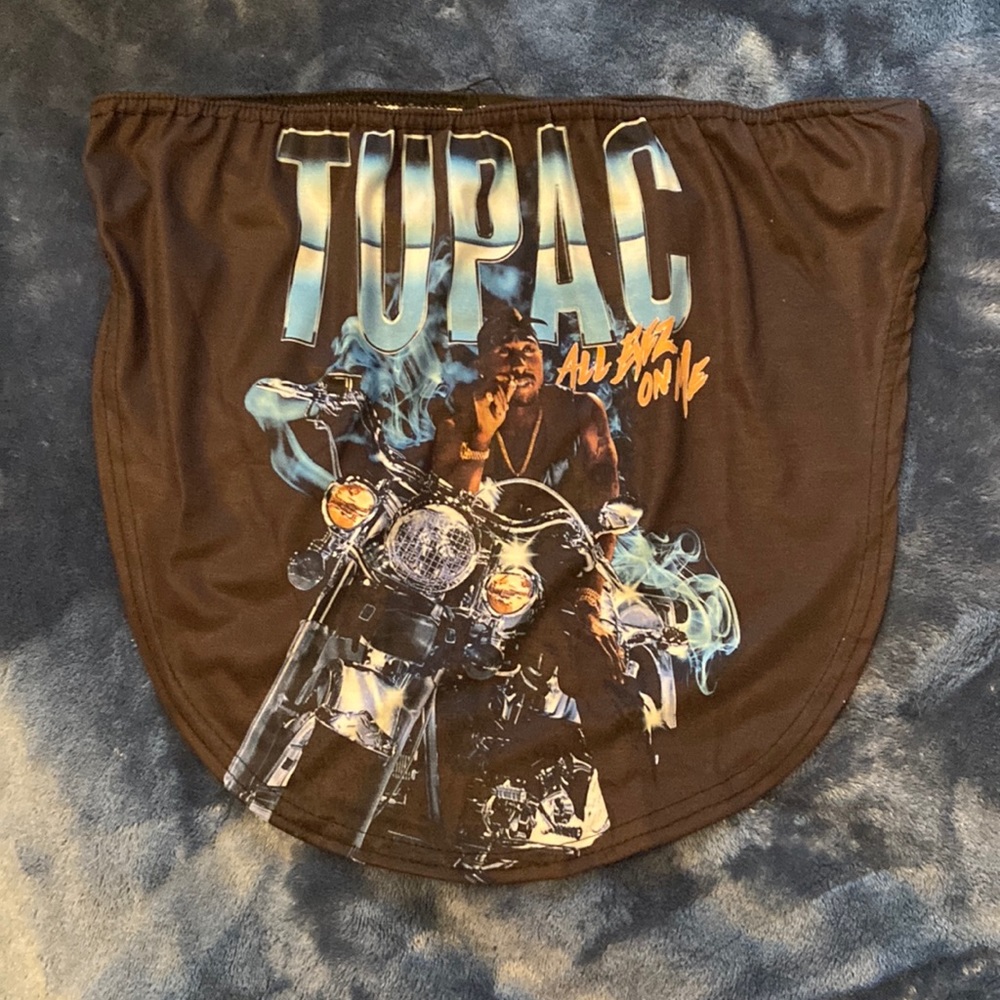 Tupac backless bandeau top